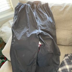 Mens rain pants ems size xxl